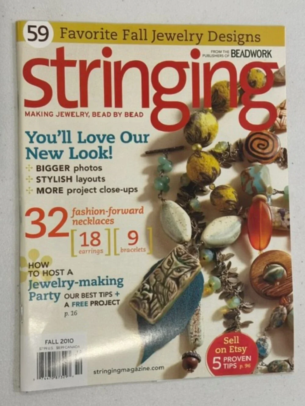 FOUR (4) Issues of Stringing Magazine-Spring, Summer, Fall & Winter 2010